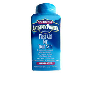 NEW Columbia Antiseptic Powder Hypoallergenic Fragrance Free Sealed
